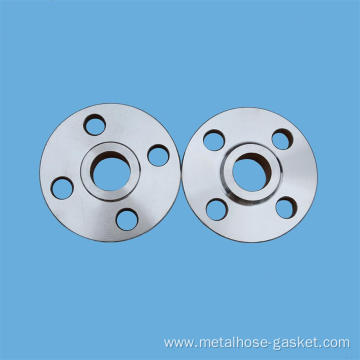 Flat welded steel flange with neck CL